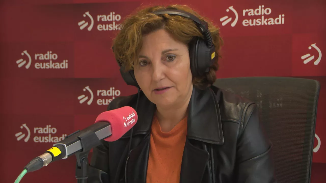 Pilar Garrido. EITB Mediaren bideo batetik ateratako irudia.