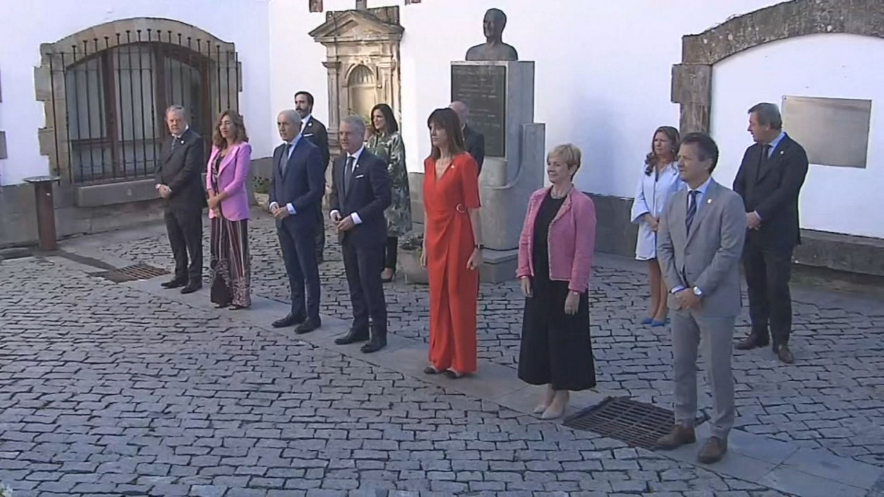 Trucíos, esta mañana. Imagen obtenida de un vídeo de EITB Media.