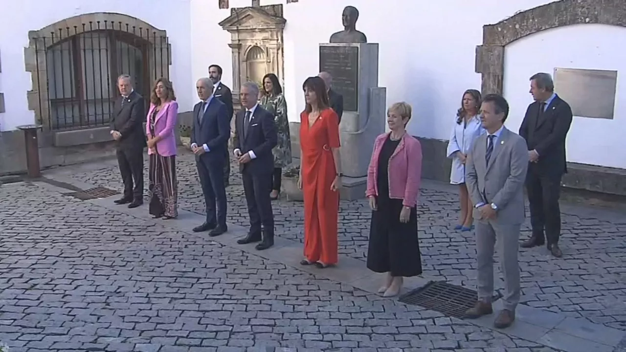 Trucíos, esta mañana. Imagen obtenida de un vídeo de EITB Media.