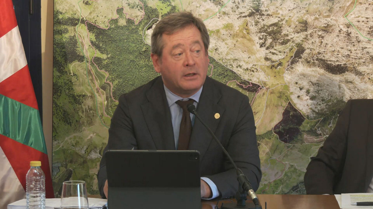 Bingen Zupiria. EITB Mediaren bideo batetik ateratako irudia.