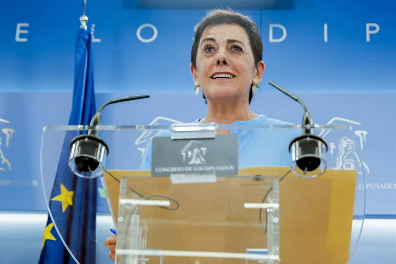 La portavoz de EH Bildu en el Congreso de los Diputados, Mertxe Aizpurua