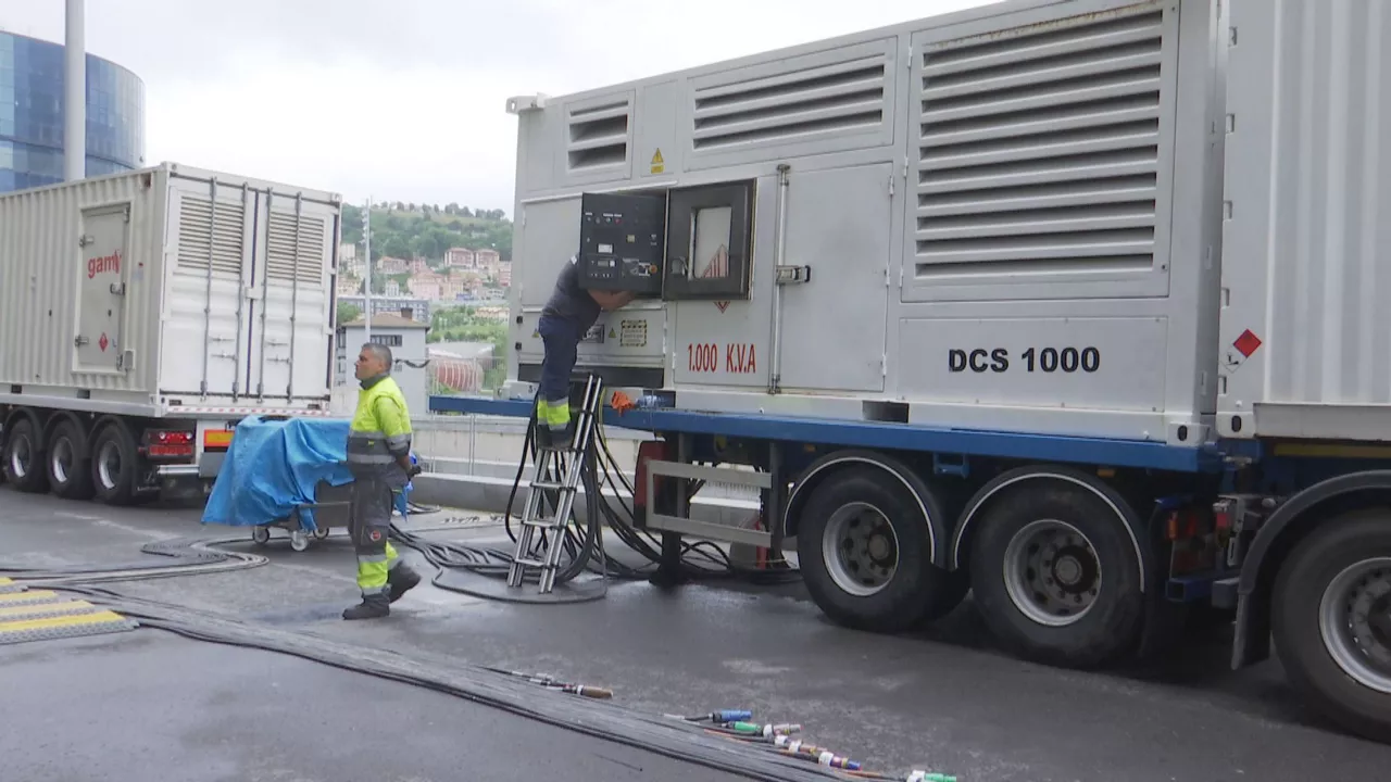 Preparativos en San Mamés