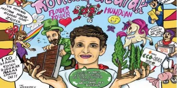 Pancartas de las peñas de San Fermín 2022