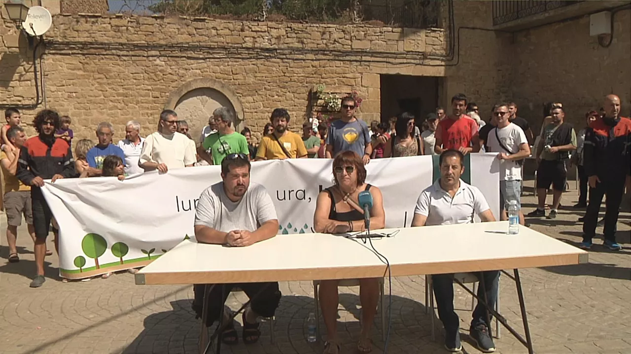 Rueda de prensa de la inciativa Errigora, este sábado. Foto: EITB Media