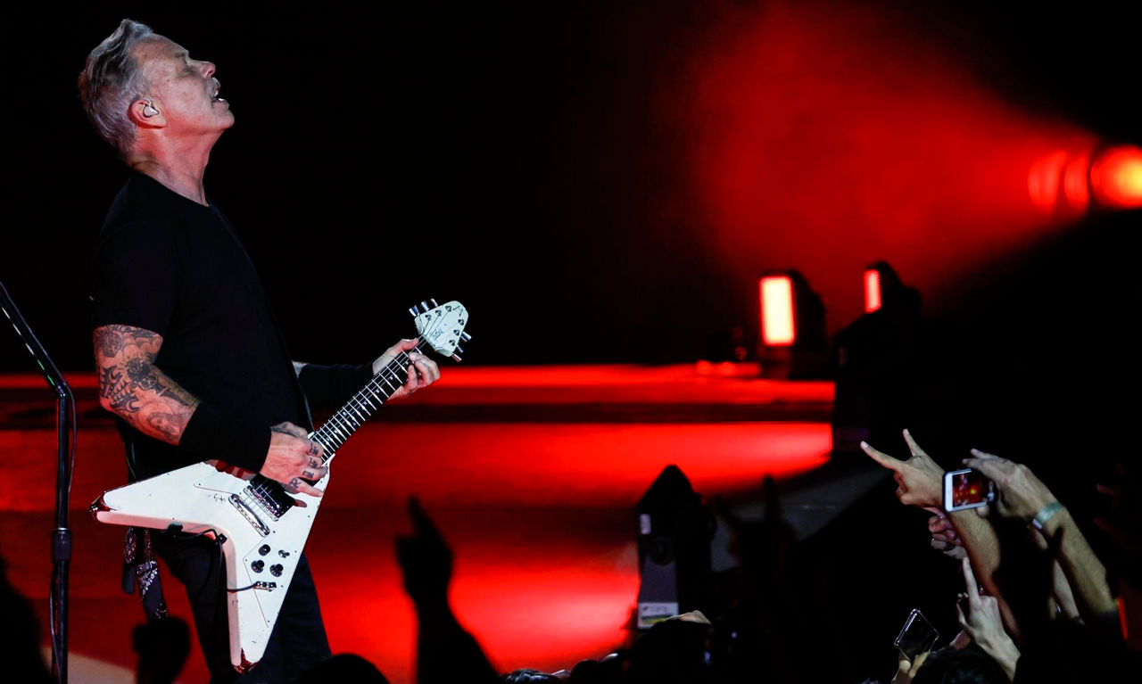 James Hetfield. Foto: EFE.