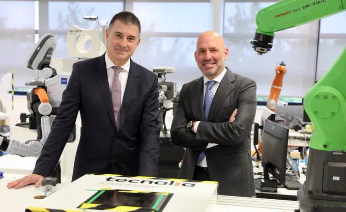Presidente y director general de Tecnalia Alex Belaustegui y Jesús Valero.