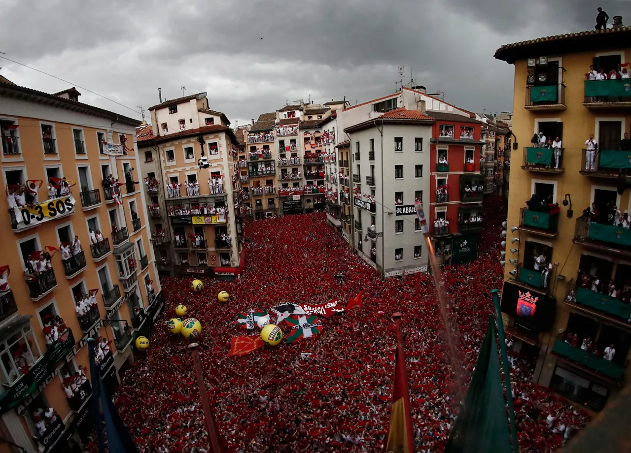  san fermin sanfermines sanferminak pamplona iruñea chupinazo txupinazo