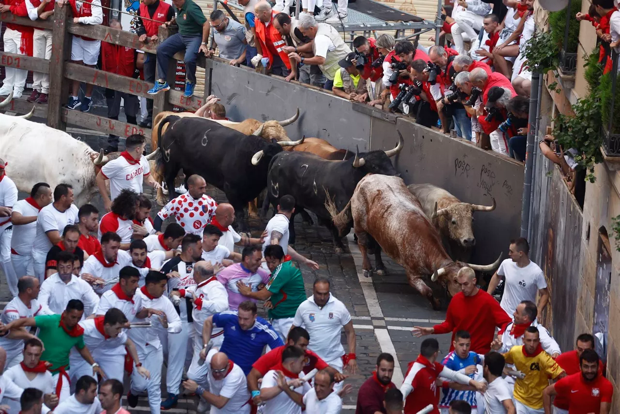 Encierro del 7 de julio (Foto: EFE)