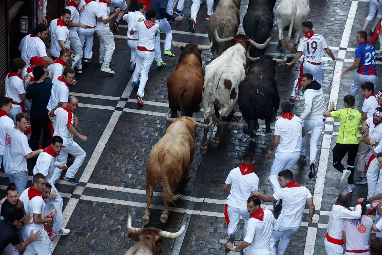 Encierro del 7 de julio (Foto: EFE)