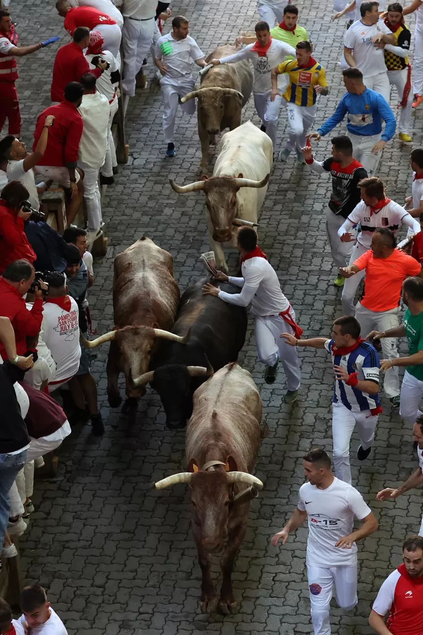 Encierro del 7 de julio (Foto: EFE)