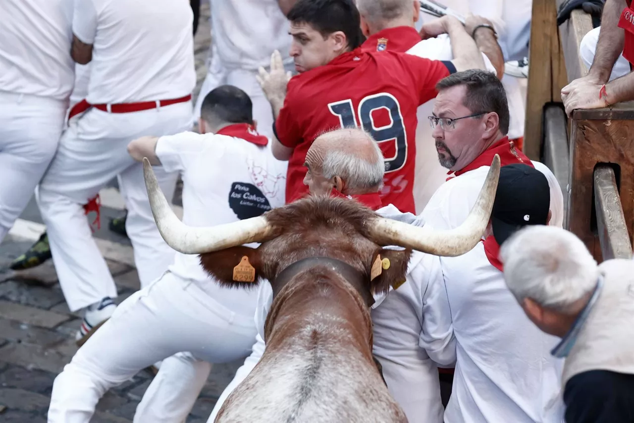 Encierro del 7 de julio (Foto: EFE)