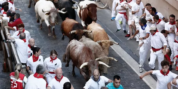 Encierro del 7 de julio (Foto: EFE)