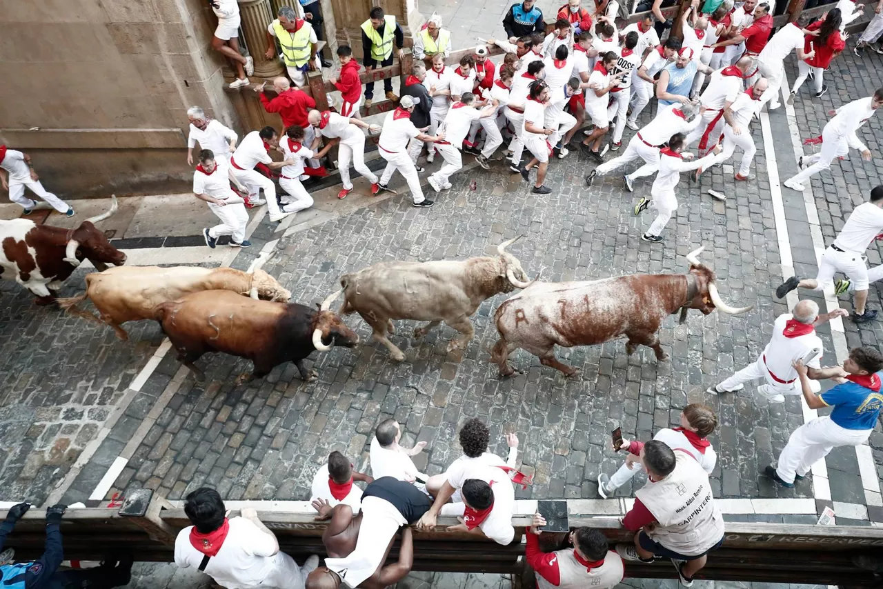 Encierro del 7 de julio (Foto: EFE)