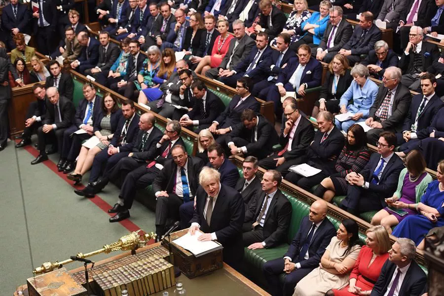 Bancada del Partido Conservador británico. Foto de archivo de EFE.