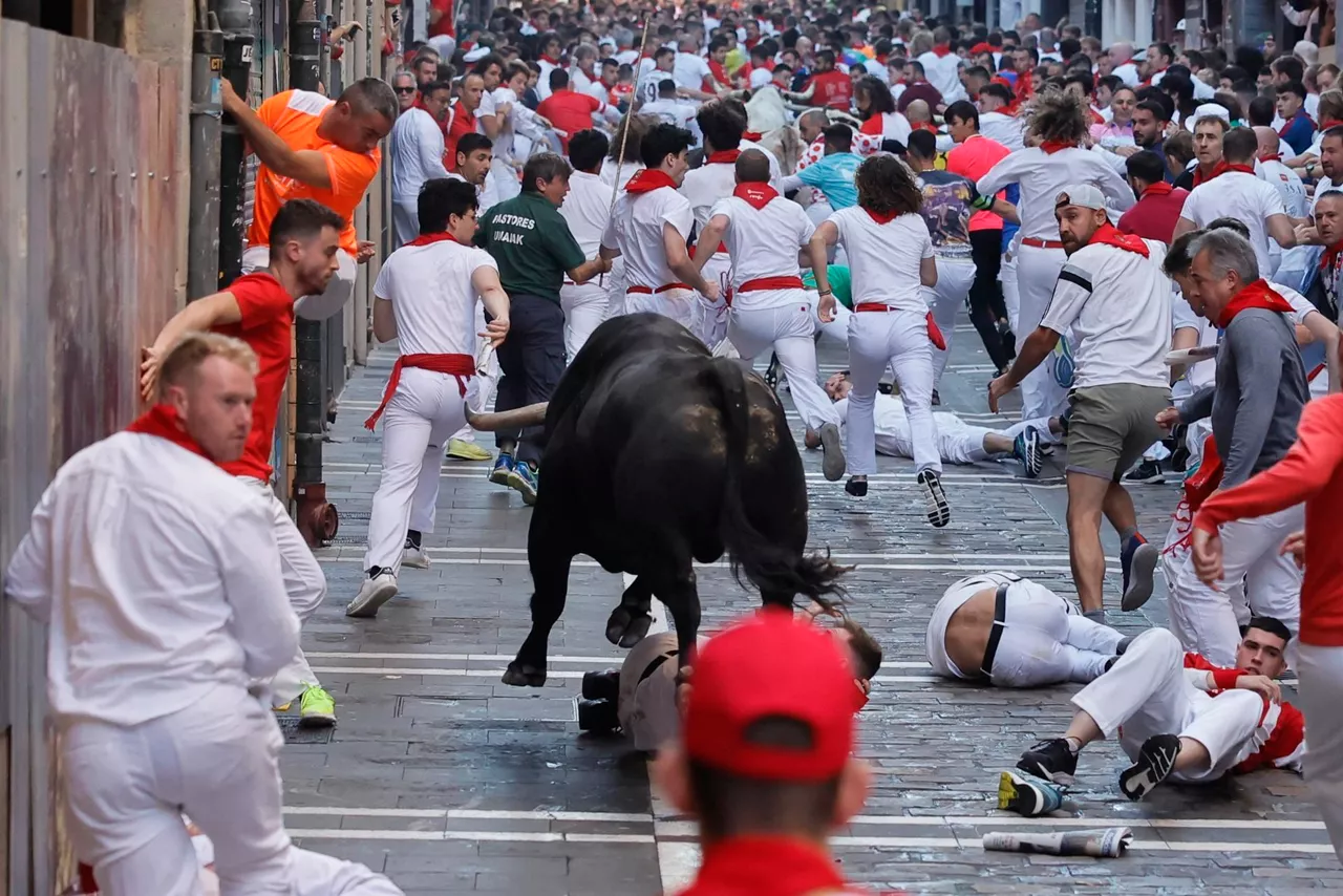 Imagen del segundo encierro