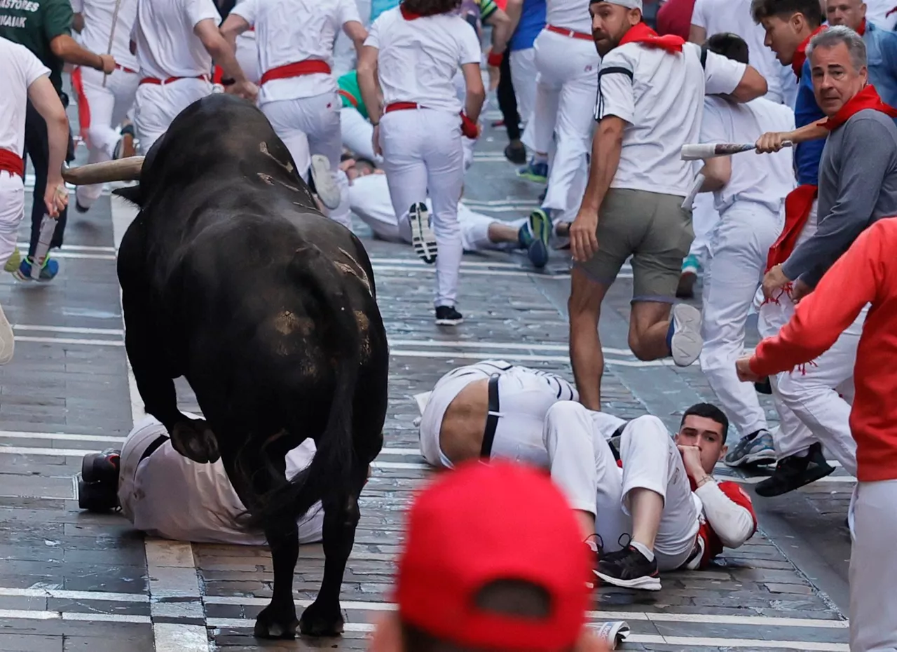 Encierro del 8 de julio (Foto: EFE)