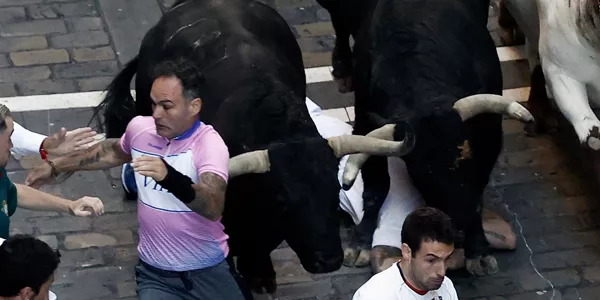 Encierro del 8 de julio (Foto: EFE)