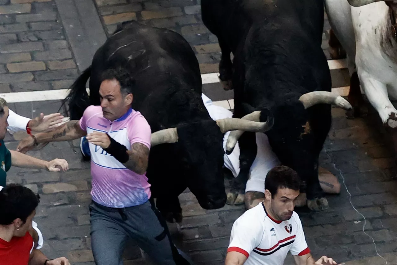 Encierro del 8 de julio (Foto: EFE)