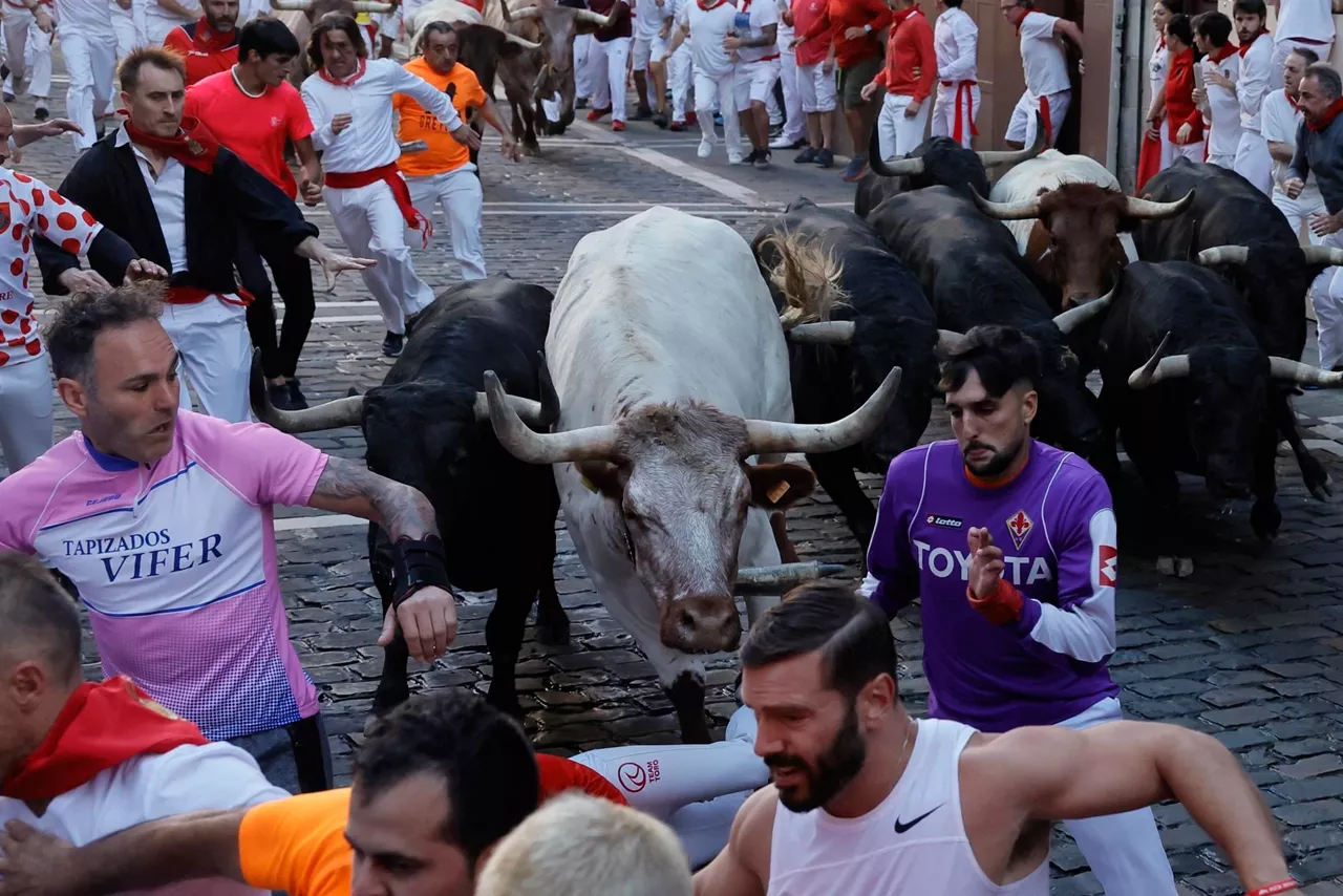 Encierro del 8 de julio (Foto: EFE)