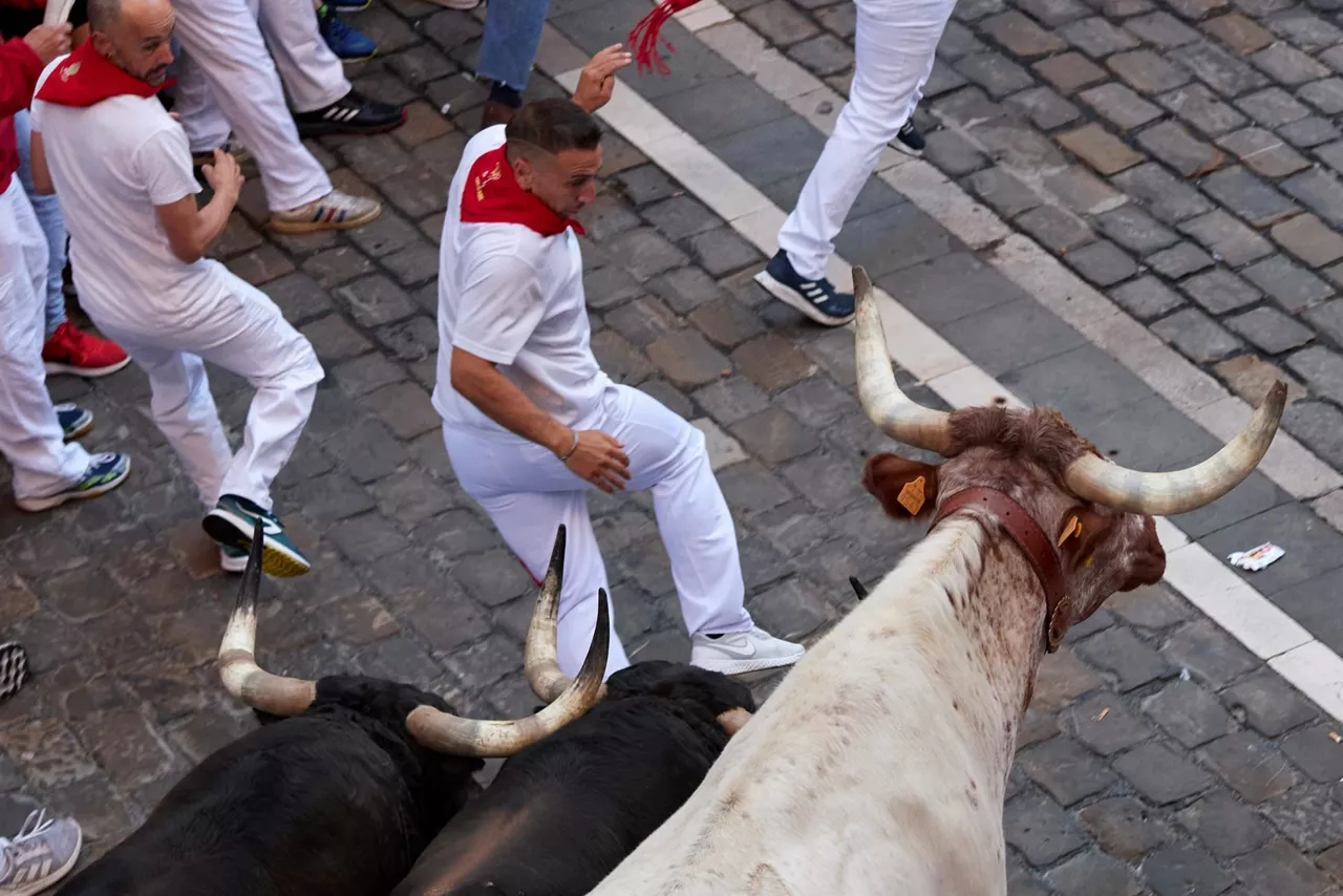 Encierro del 8 de julio (Foto: EFE)