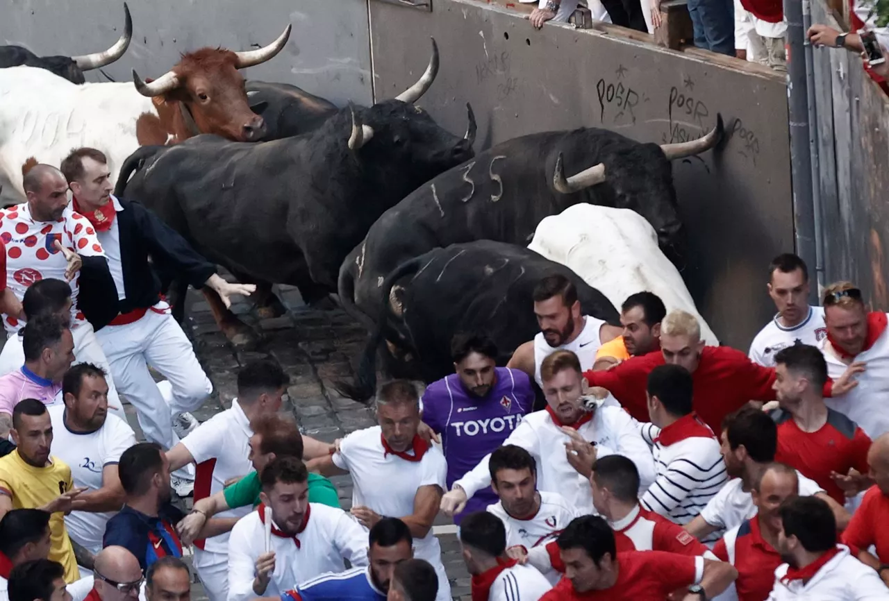 Encierro del 8 de julio (Foto: EFE)