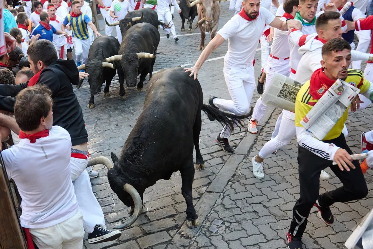 Encierro del 8 de julio (Foto: EFE)