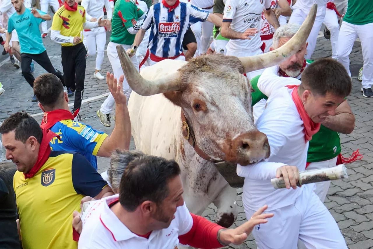 Encierro del 8 de julio (Foto: EFE)