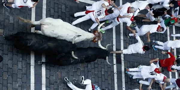Encierro del 8 de julio (Foto: EFE)