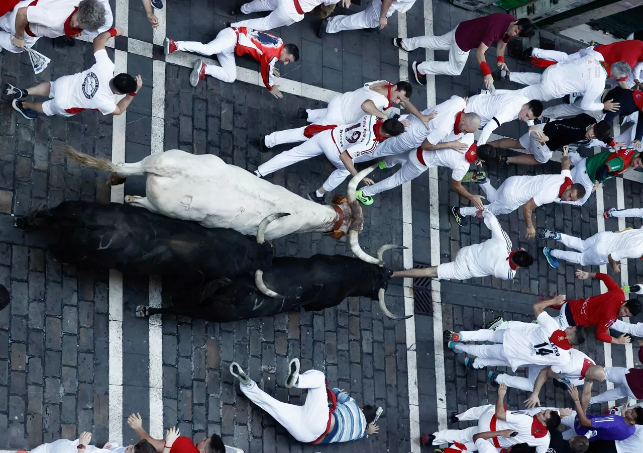 Encierro del 8 de julio (Foto: EFE)