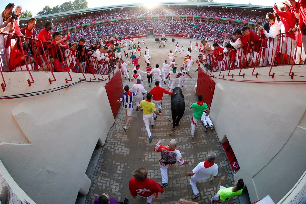 Encierro del 8 de julio (Foto: EFE)