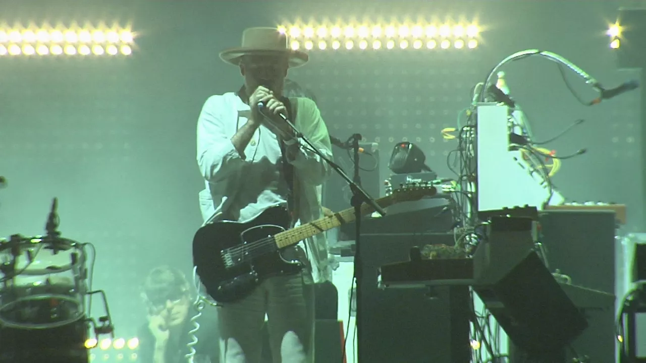 LCD Soundsystem. EITB Mediaren bideo batetik ateratako irudia.