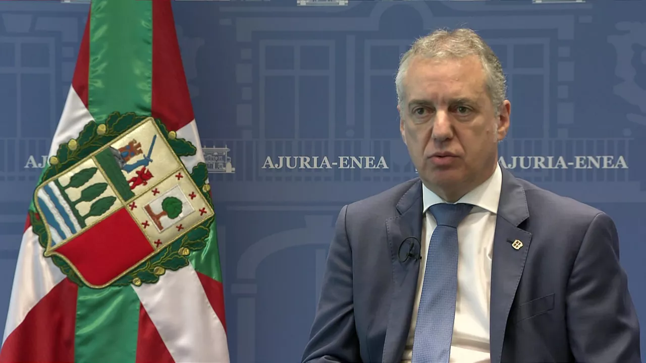 Iñigo Urkullu. EITB Mediaren bideo batetik ateratako irudia.