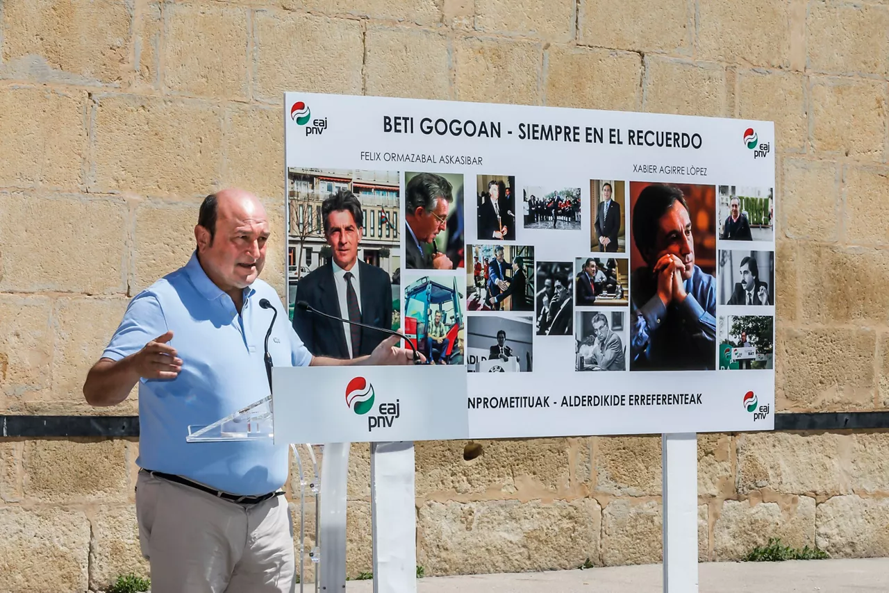 Andoni Ortuzar, en Maeztu. Foto: EAJ-PNV.