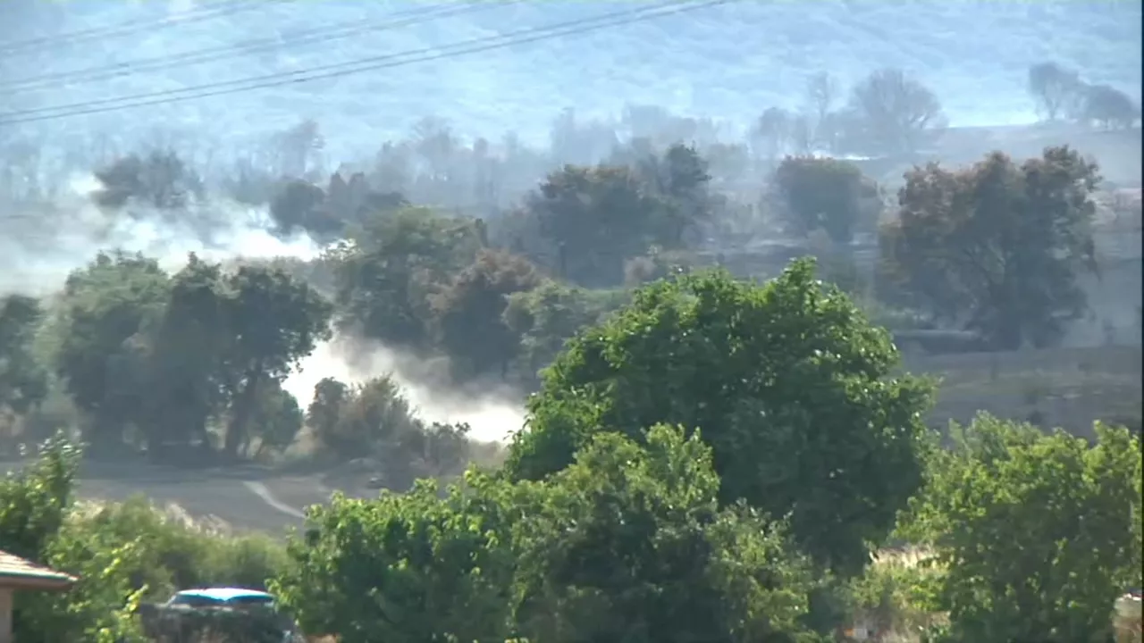 Incendio forestal en Mendoza (Álava)