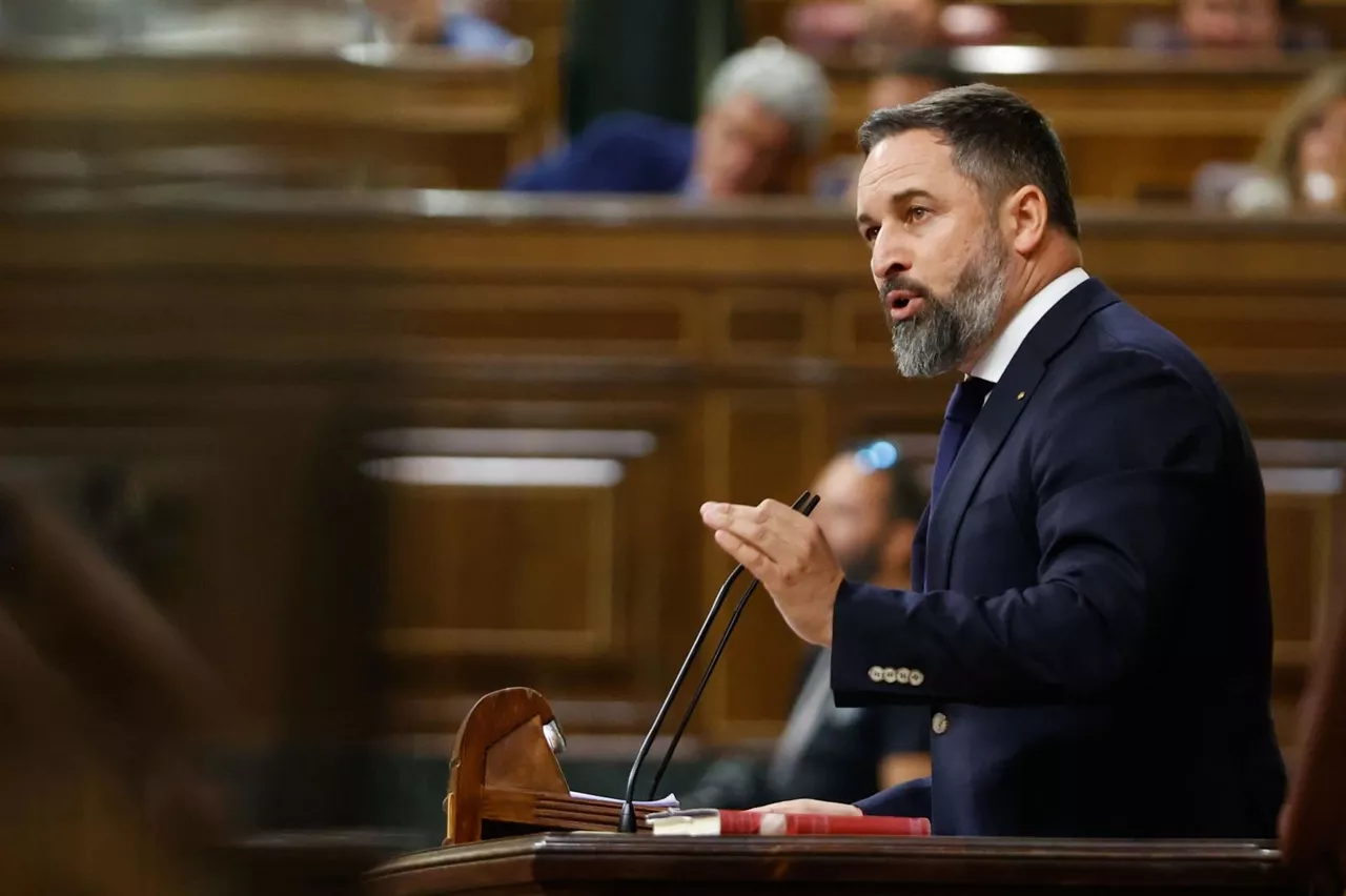 Santiago Abascal (Vox). Foto: EFE