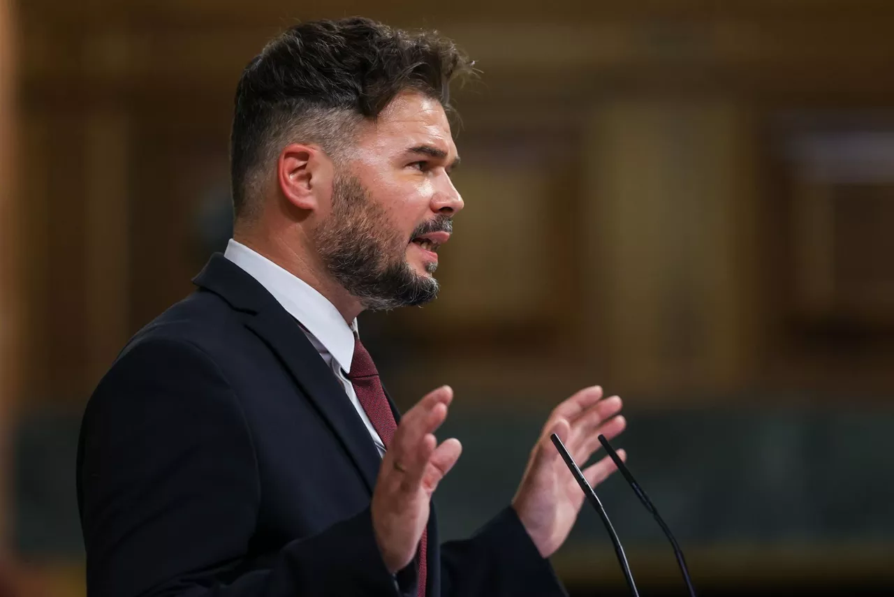 Gabriel Rufián (ERC). Foto: EFE