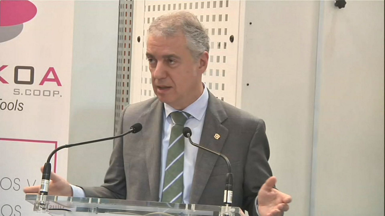 Iñigo Urkullu. EITB Mediaren bideo batetik ateratako irudia.
