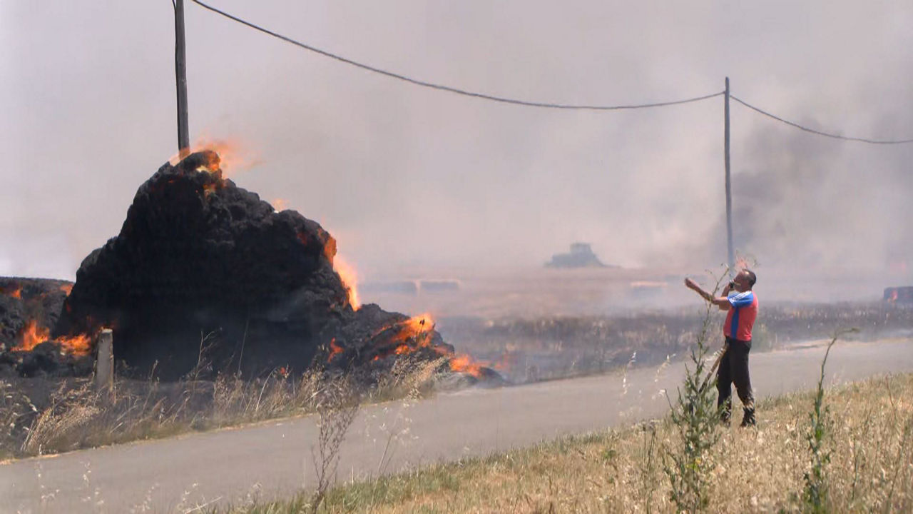 Incendio en Argandoña