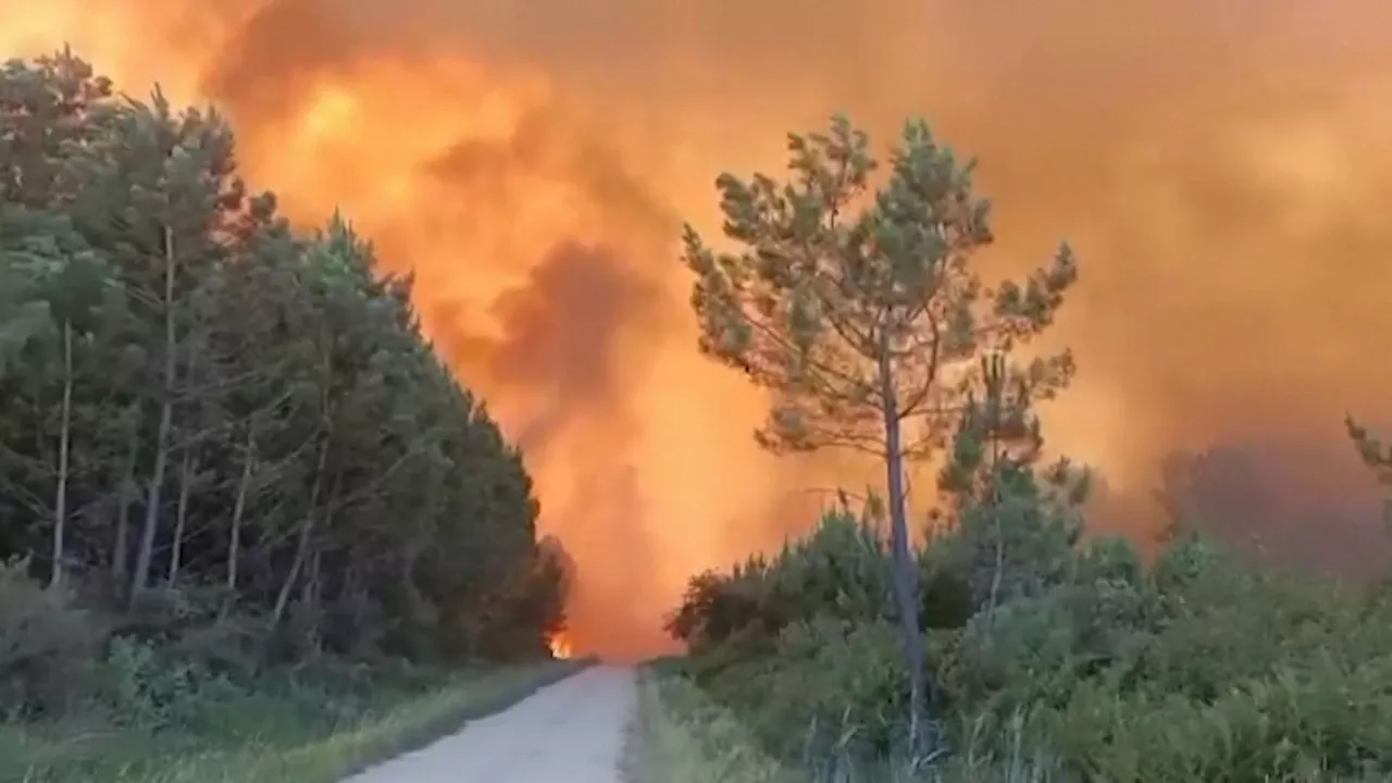 Incendio en Las Landas