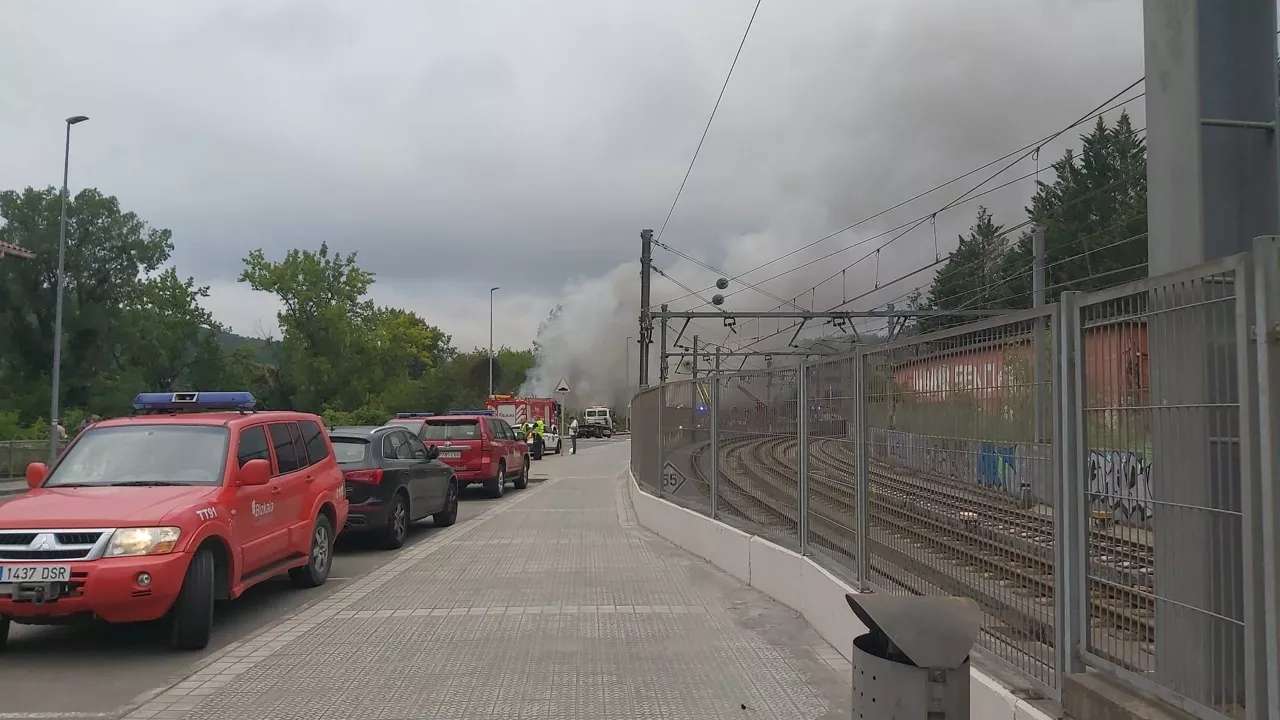 Incendio en Lemoa (Foto: Radio Euskadi)