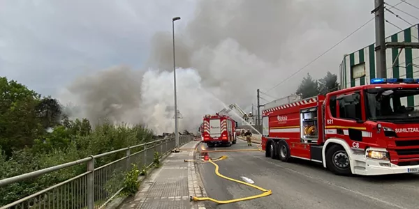Incendio en Lemoa (Foto: Euskadi Irratia)