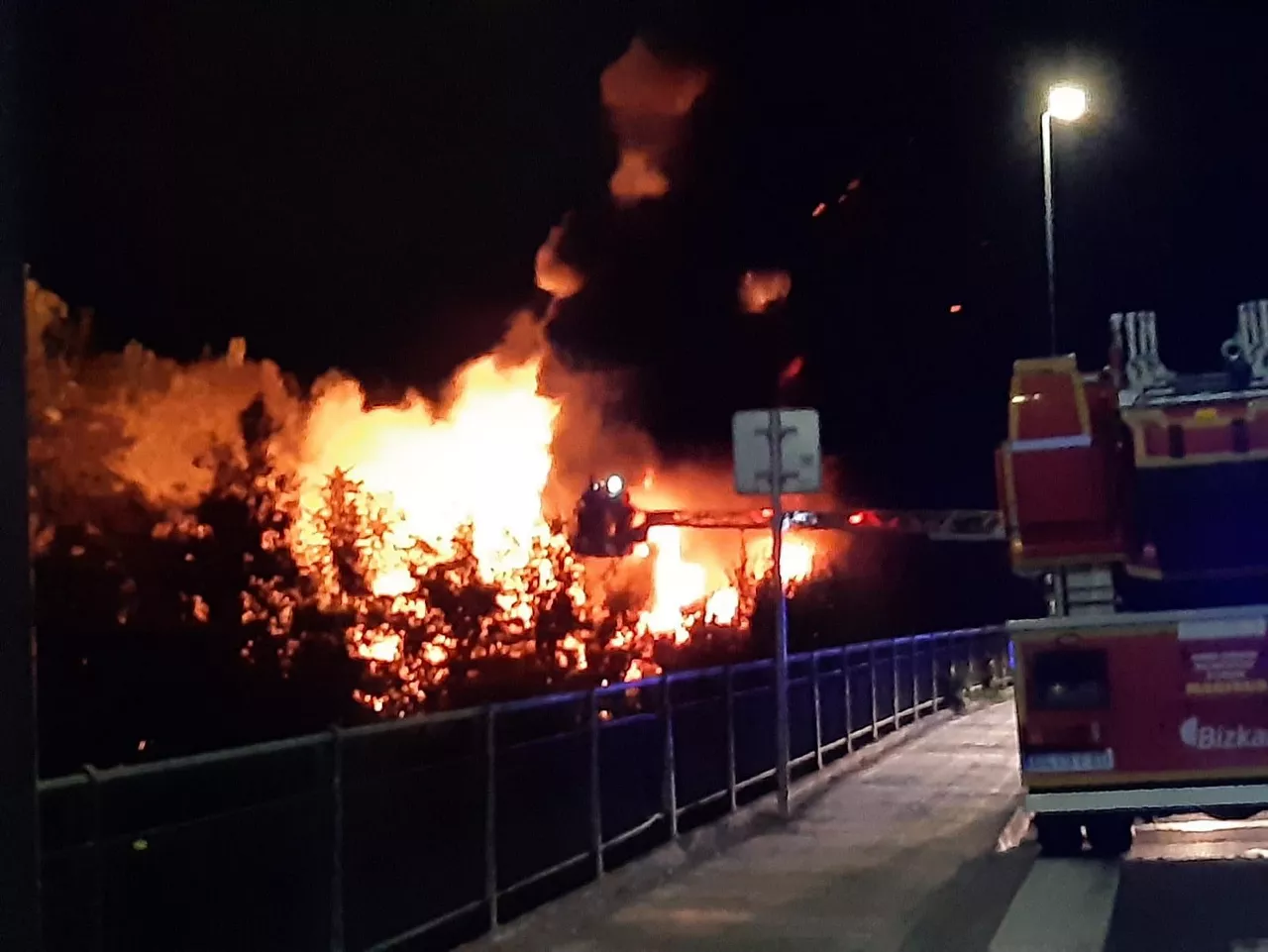 Incendio en Lemoa