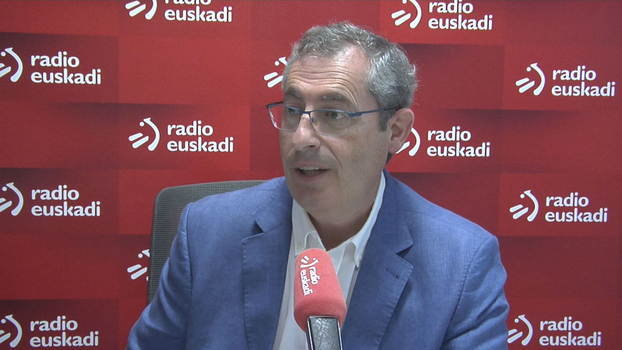 Markel Olano. EITB Mediaren bideo batetik ateratako irudia.