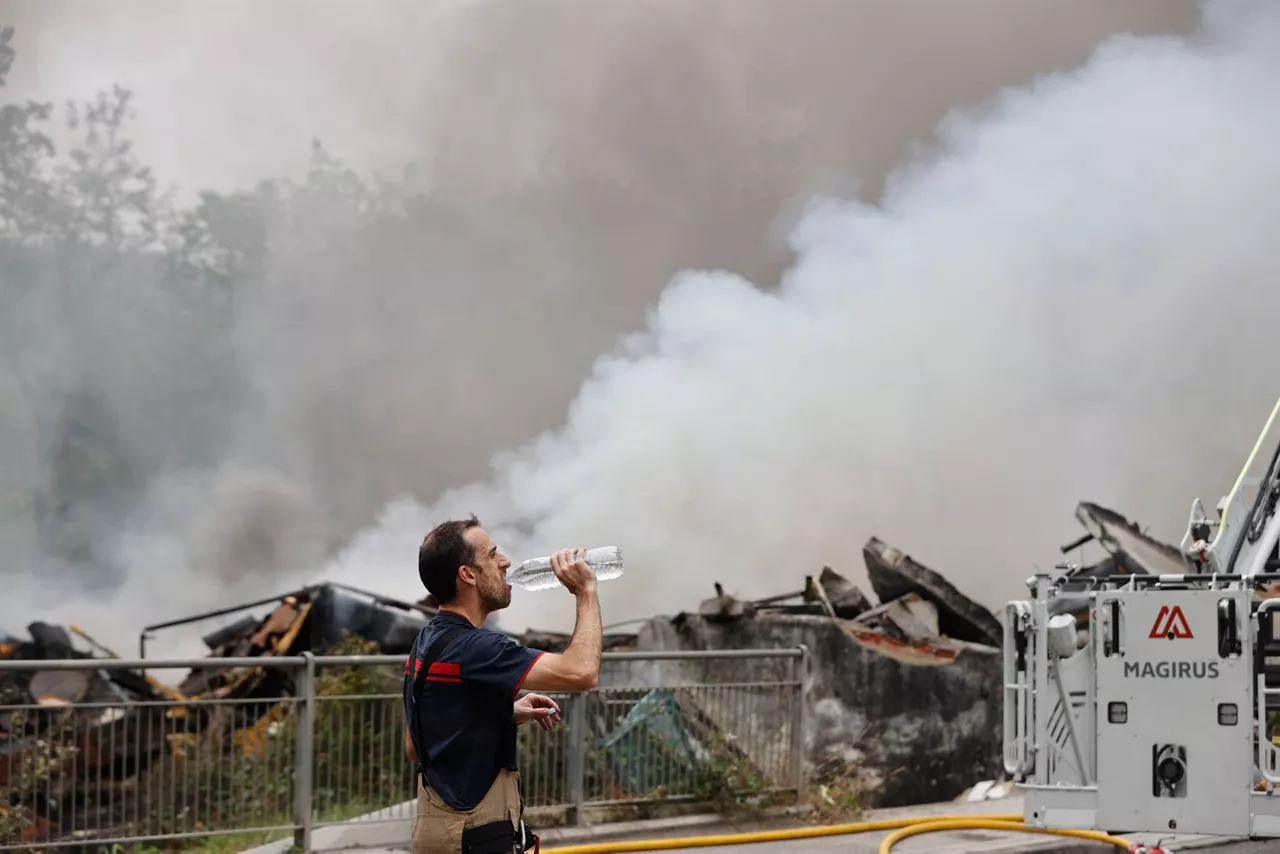 Incendio en Lemoa (Foto: EFE)