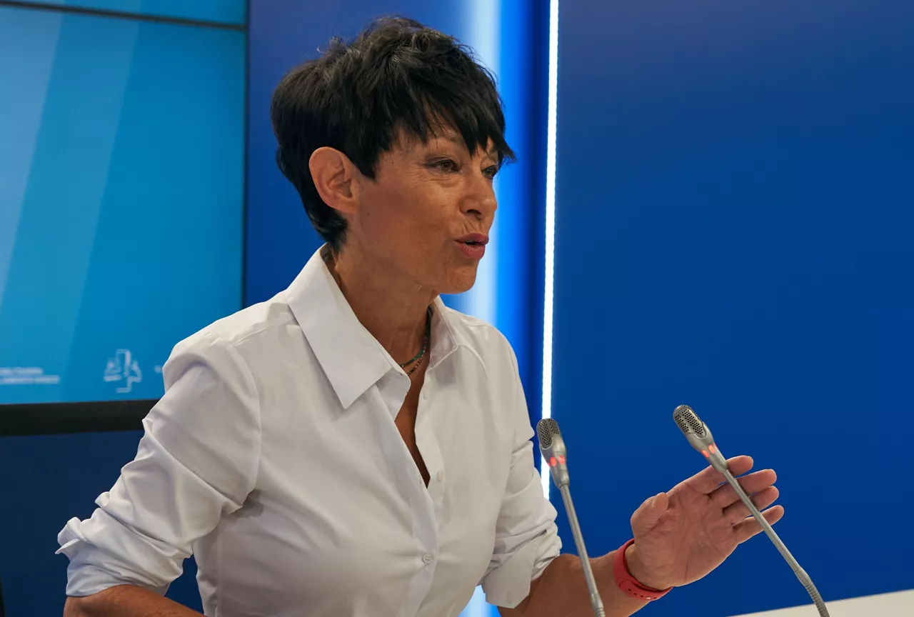 Maddalen Iriarte, gaur, Eusko Legebiltzarrean. Argazkia: EFE