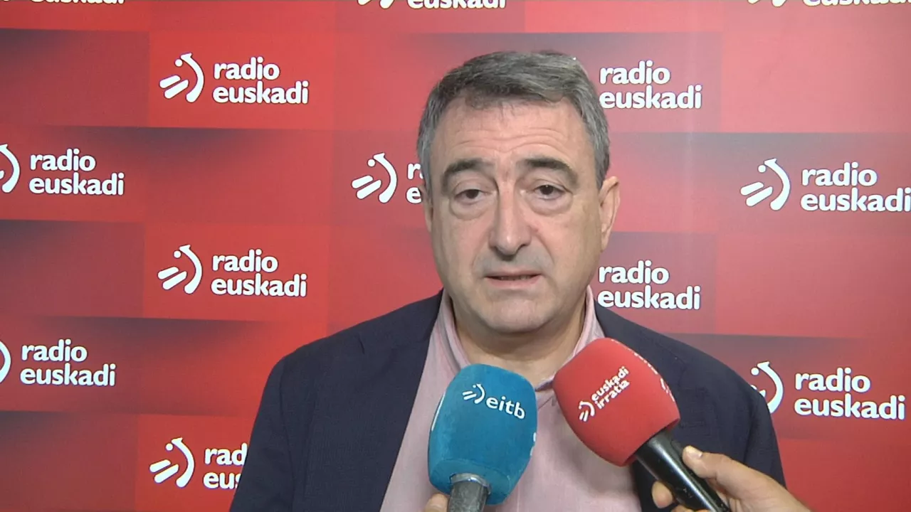 Aitor Esteban. EITB Mediaren bideo batetik ateratako irudia.