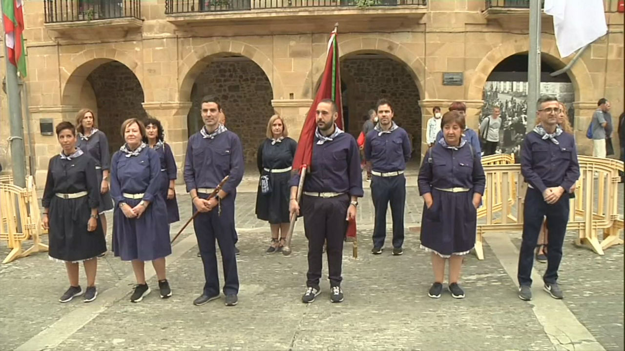 Bermeo, esta mañana. Imagen obtenida de un vídeo de EITB Media.