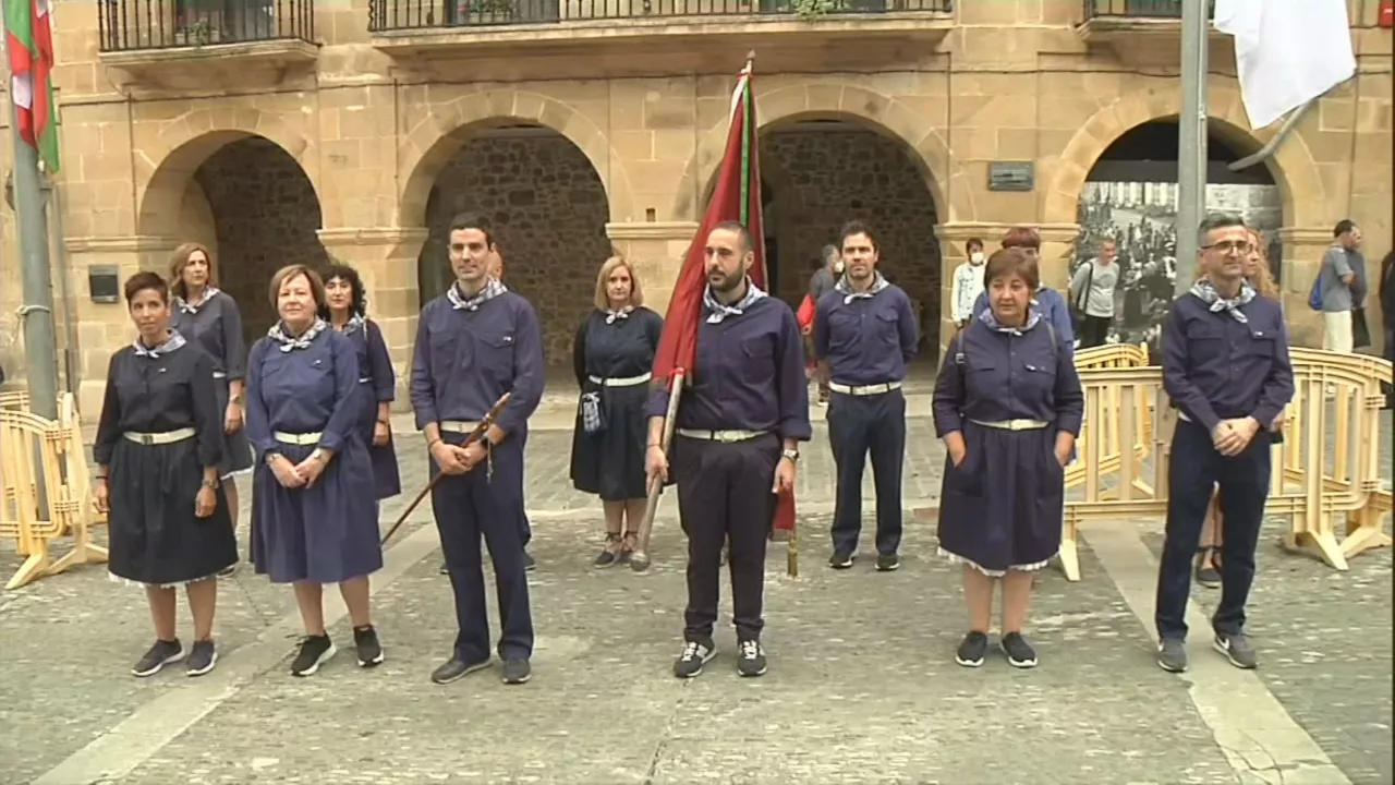 Bermeo, esta mañana. Imagen obtenida de un vídeo de EITB Media.