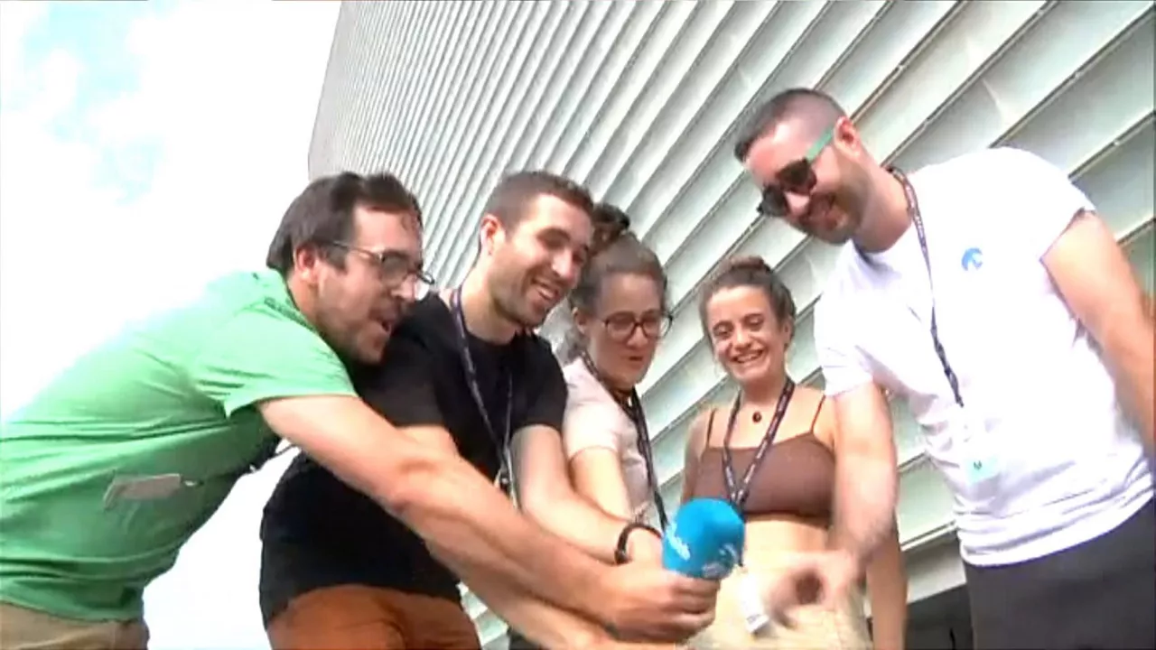 Aldapeko Basque Latin Jazz. EITB Mediaren bideo batetik ateratako argazkia.