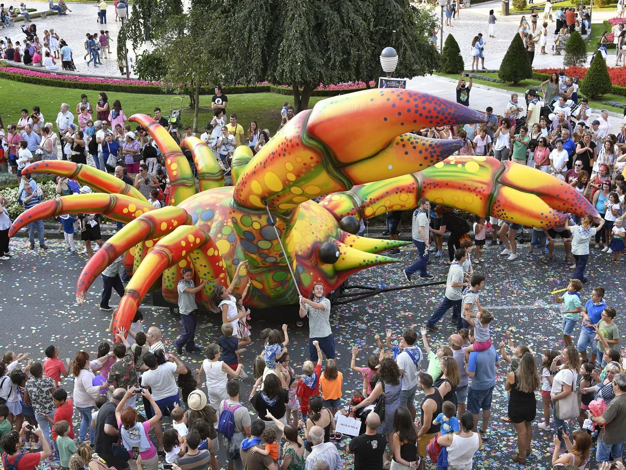 El hinchable en una edición anterior. Foto: Ayuntamiento de Bilbao.
